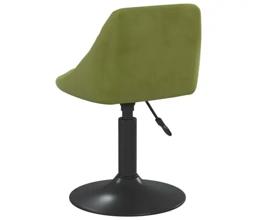 Grozāmi Virtuves Krēsli, 2 Gab., Gaiši Zaļš Samts Vidaxl