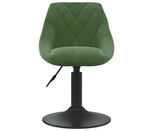 Grozāmi Virtuves Krēsli, 2 Gab., Tumši Zaļš Samts Vidaxl