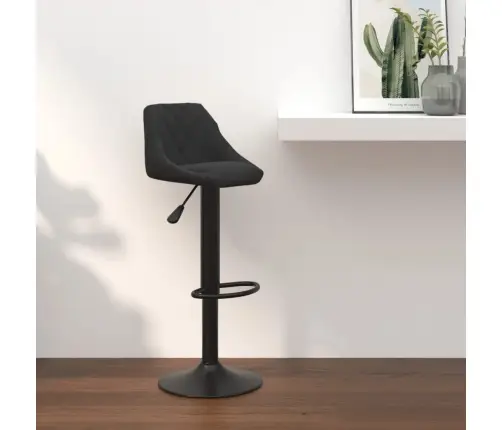 Bāra Krēsls, Melns Samts Vidaxl