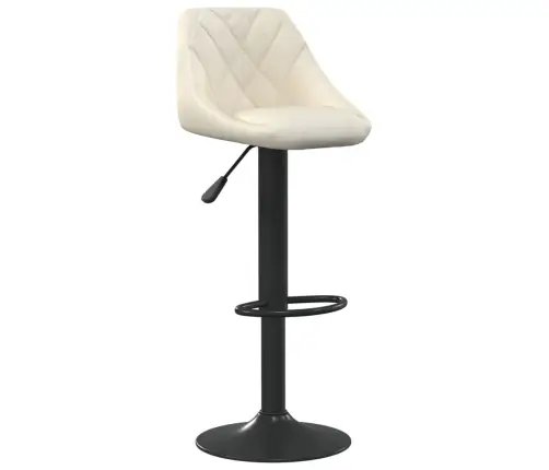 Bāra Krēsls, Krēmkrāsas Samts Vidaxl