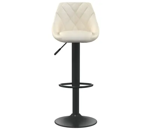 Bāra Krēsls, Krēmkrāsas Samts Vidaxl