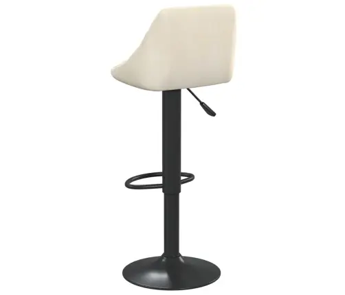 Bāra Krēsls, Krēmkrāsas Samts Vidaxl