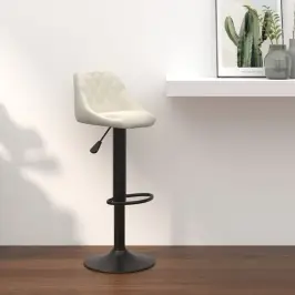 Bāra Krēsls, Krēmkrāsas Samts Vidaxl