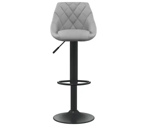 Bāra Krēsls, Gaiši Pelēks Samts Vidaxl