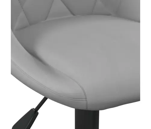 Bāra Krēsls, Gaiši Pelēks Samts Vidaxl