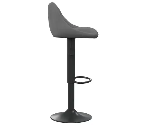 Bāra Krēsls, Tumši Pelēks Samts Vidaxl