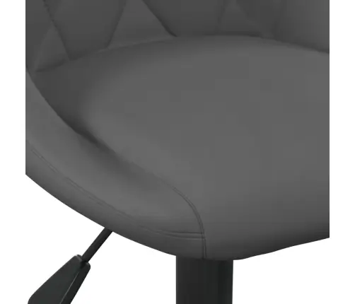 Bāra Krēsls, Tumši Pelēks Samts Vidaxl