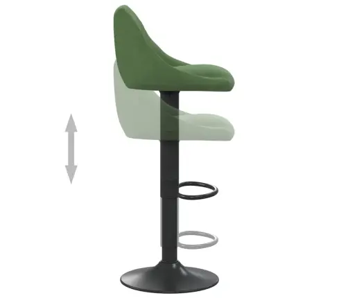 Baro Taburetė, Tamsiai Žalios Spalvos, Aksomas