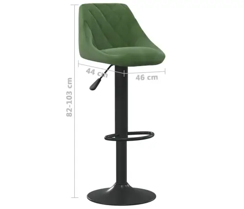 Baro Taburetė, Tamsiai Žalios Spalvos, Aksomas