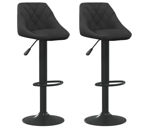 Baaritoolid 2 Tk, Must, Samet