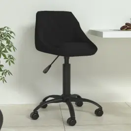 Virtuves Krēsls, Melns Samts Vidaxl