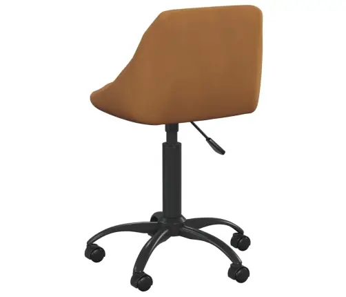 Valgomojo Kėdė, Rudos Spalvos, Aksomas