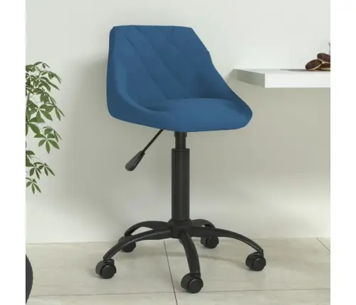 Valgomojo Kėdė, Mėlynos Spalvos, Aksomas