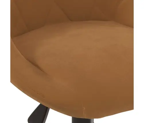Biroja Krēsls, Brūns Samts Vidaxl