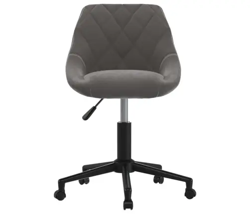 Biroja Krēsls, Tumši Pelēks Samts Vidaxl