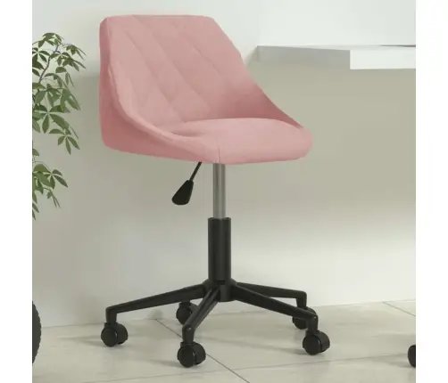 Biroja Krēsls, Rozā Samts Vidaxl