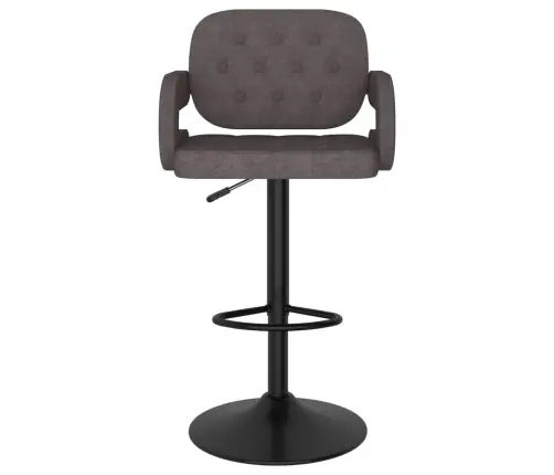 Bāra Krēsli, 2 Gab., Pelēkbrūns Audums Vidaxl