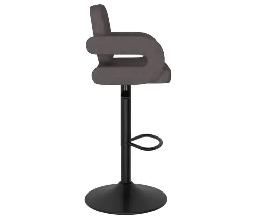 Bāra Krēsli, 2 Gab., Pelēkbrūns Audums Vidaxl