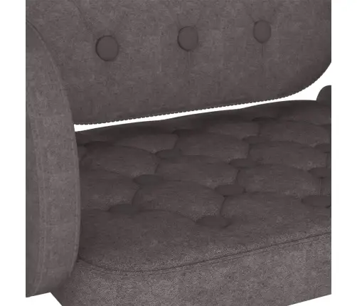 Bāra Krēsli, 2 Gab., Pelēkbrūns Audums Vidaxl