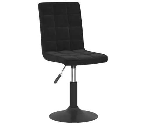 Grozāmi Virtuves Krēsli, 2 Gab., Melns Samts Vidaxl