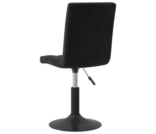 Grozāmi Virtuves Krēsli, 2 Gab., Melns Samts Vidaxl