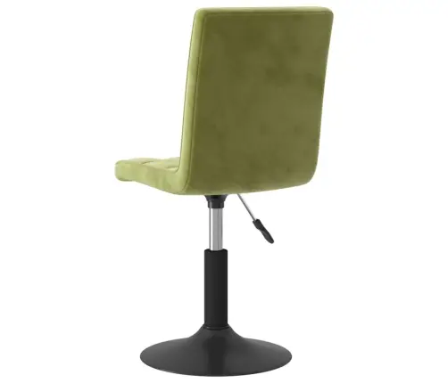 Grozāmi Virtuves Krēsli, 2 Gab., Gaiši Zaļš Samts Vidaxl