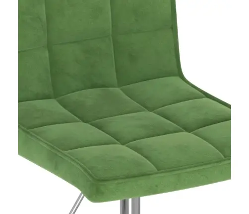 Grozāmi Virtuves Krēsli, 2 Gab., Tumši Zaļš Samts Vidaxl
