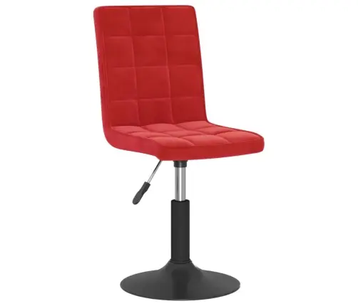 Grozāmi Virtuves Krēsli, 2 Gab., Vīnsarkans Samts Vidaxl Grozāmi Virtuves Krēsli, 2 Gab., Vīnsarkans Samts Vidaxl