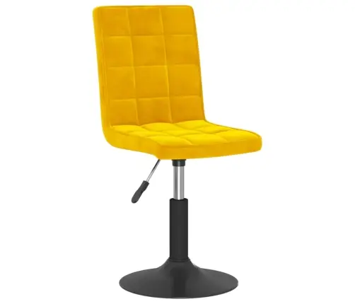 Pöörlevad Söögitoolid 2 Tk, Sinepikollane, Samet