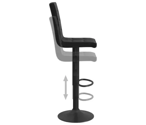 Bāra Krēsls, Melns Samts Vidaxl