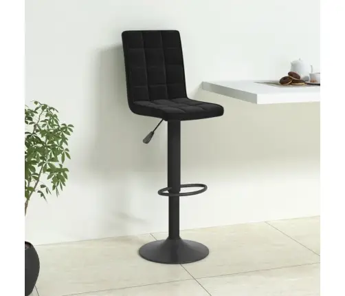 Bāra Krēsls, Melns Samts Vidaxl