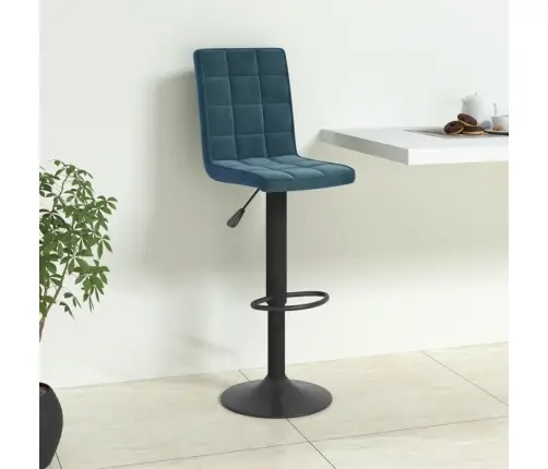 Bāra Krēsls, Zils Samts Vidaxl