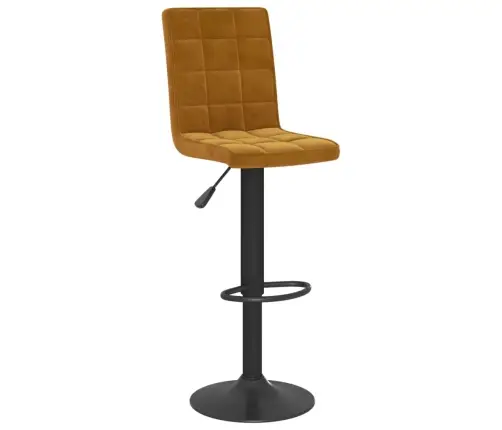 Bāra Krēsli, 2 Gab., Brūns Samts Vidaxl