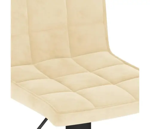 Baro Taburetės, 2Vnt., Kreminės Spalvos, Aksomas