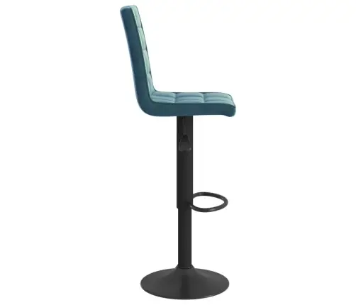 Bāra Krēsli, 2 Gab., Zils Samts Vidaxl