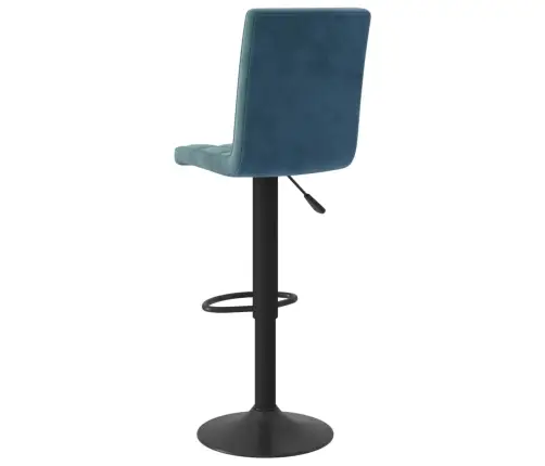 Bāra Krēsli, 2 Gab., Zils Samts Vidaxl