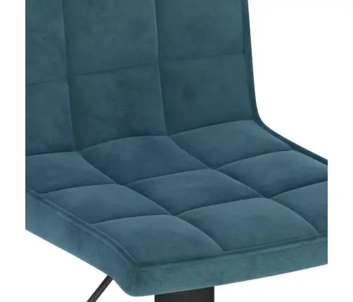 Bāra Krēsli, 2 Gab., Zils Samts Vidaxl