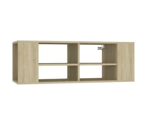 Sienas Tv Skapītis, Ozolkoka, 102X35X35 Cm, Inženierijas Koks Vidaxl