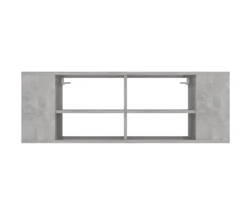 Sienas Tv Skapītis Betona Pelēks 102X35X35 Cm Inženierijas Koks Vidaxl