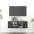 Sienas Tv Skapītis Spīdīgi Melns 102X35X35 Cm Inženierijas Koks Vidaxl
