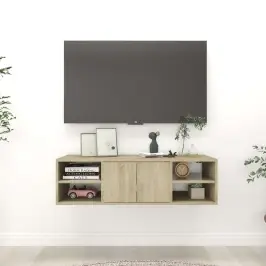 Sienas Plaukts, Ozolkoka Krāsa, 102X30X29 Cm, Inženierijas Koks Vidaxl