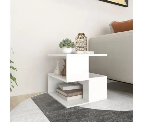 Galdiņš, Balts, 40X40X40 Cm, Inženierijas Koks Vidaxl