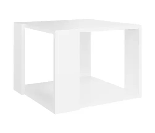Kafijas Galdiņš, Balts, 40X40X30 Cm, Inženierijas Koks Vidaxl