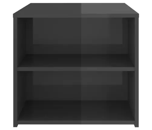 Galdiņš, Spīdīgi Pelēks, 50X50X45 Cm, Inženierijas Koks Vidaxl Galdiņš, Spīdīgi Pelēks, 50X50X45 Cm, Inženierijas Koks Vidaxl