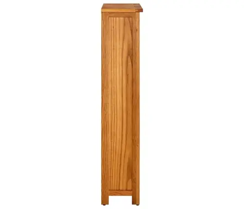4-Līmeņu Grāmatu Plaukts, 70X22X110 Cm, Ozola Masīvkoks Vidaxl