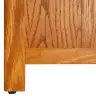 4-Līmeņu Grāmatu Plaukts, 70X22X110 Cm, Ozola Masīvkoks Vidaxl