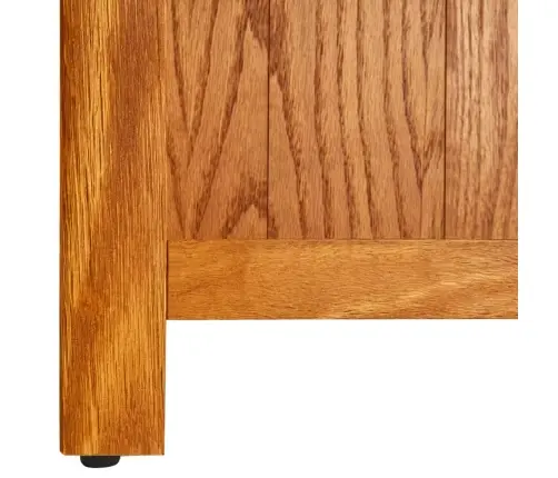 4-Līmeņu Grāmatu Plaukts, 45X22X110 Cm, Ozola Masīvkoks Vidaxl