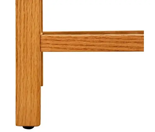 Apavu Skapis Ar 4 Plauktiem, 100X27X80 Cm, Ozola Masīvkoks Vidaxl