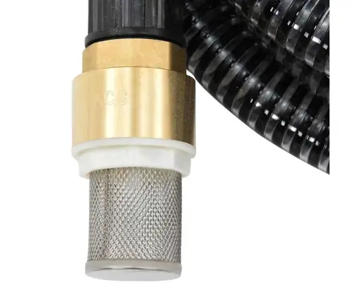 Imivoolik Messingust Ühendustega, Must 1,1" 10 M Pvc