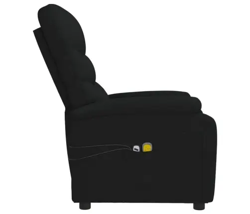 Elektrisks Masāžas Krēsls, Melns Audums Vidaxl